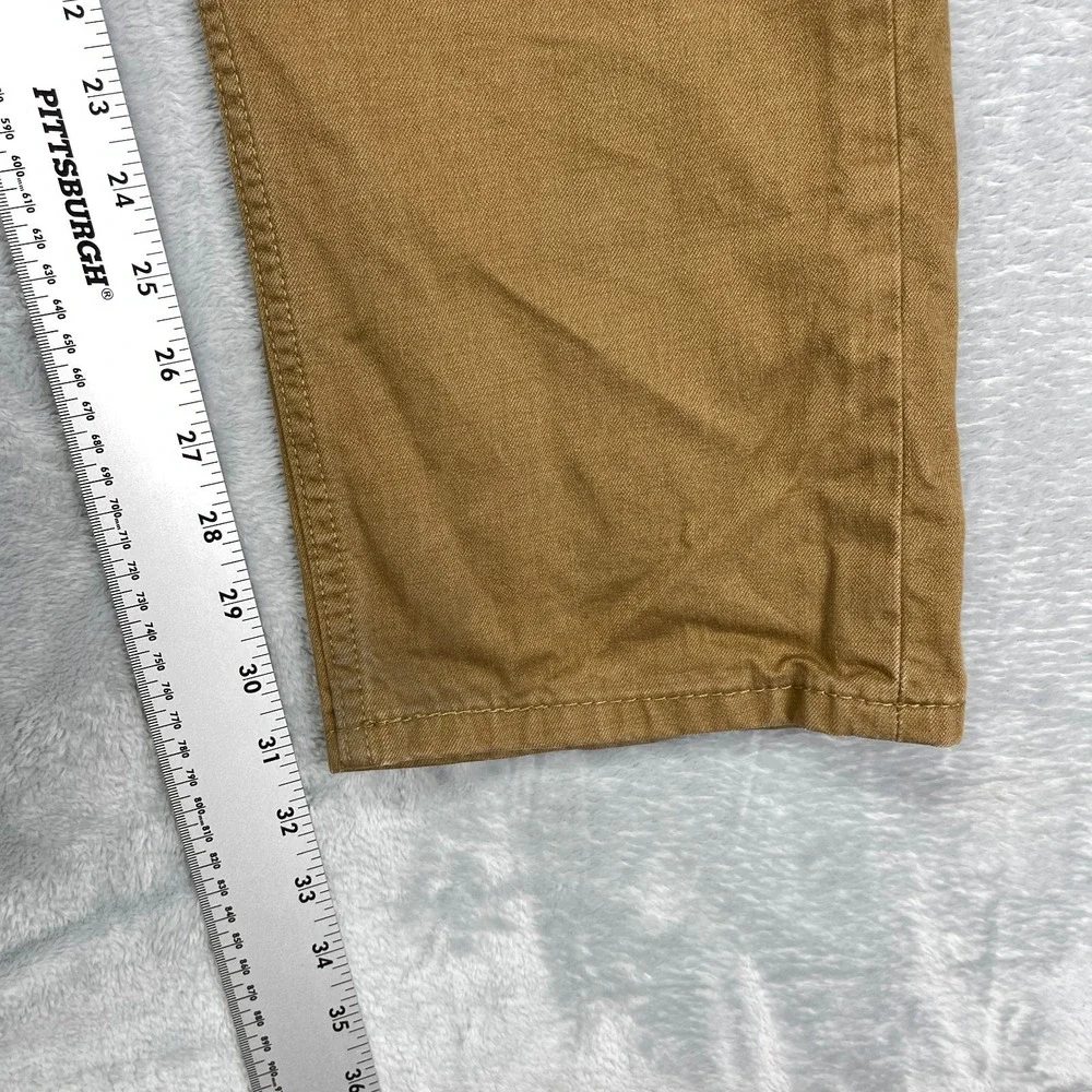 Levi's 505 Pants Mens 34x32 Brown Regular Fit Workwear Straight‎ Leg Outdoor